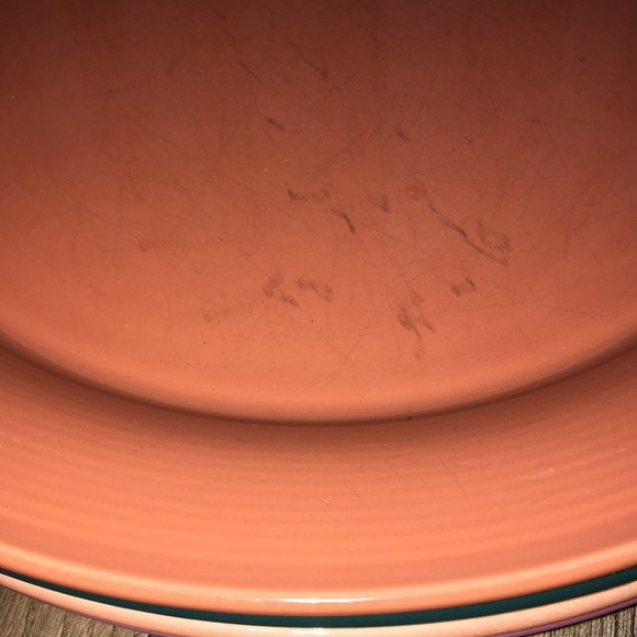 Nancy Calhoun Set Of 4 Multicolor Matching Rainbow Dinner Plates Made in Japan - Picture 16 of 17